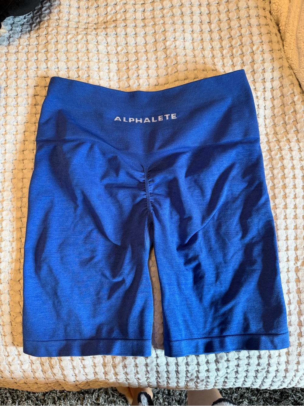 Alphalete Royal Blue Seamless Bike Shorts